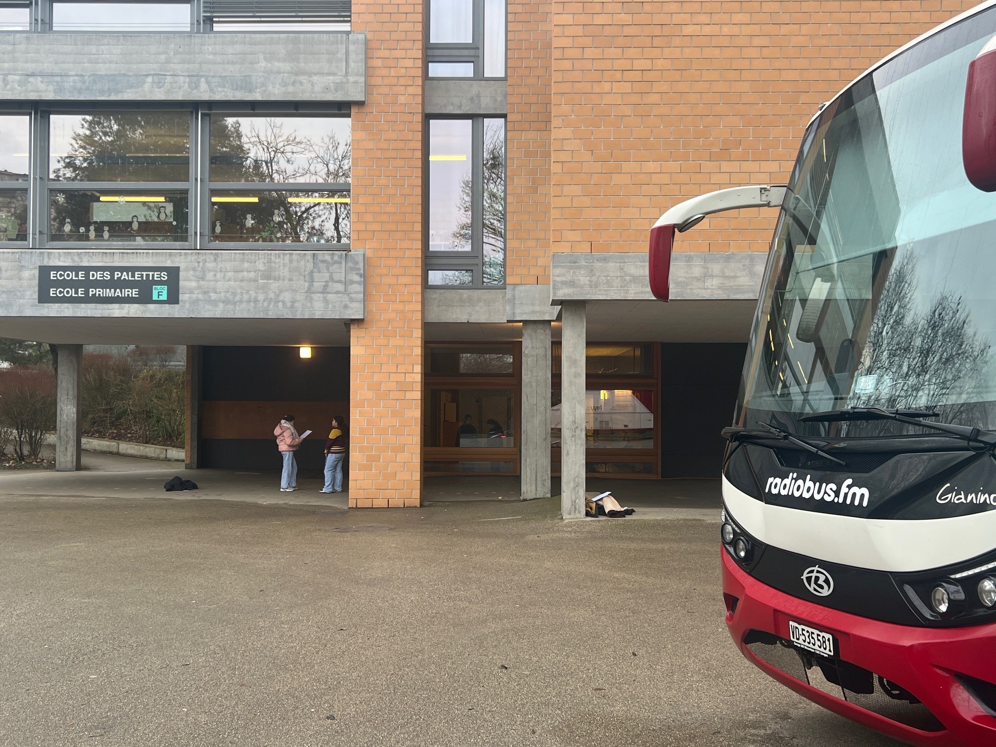Exercice radio pour des élèves genevois du Cycle 2